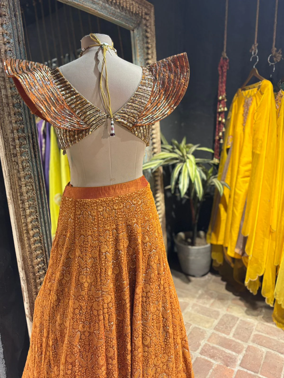 Amber Orange Shine Ensemble - Image 3