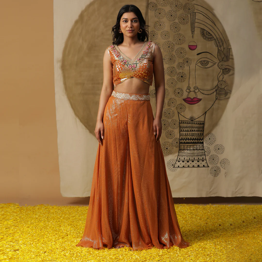 Apricot cape set
