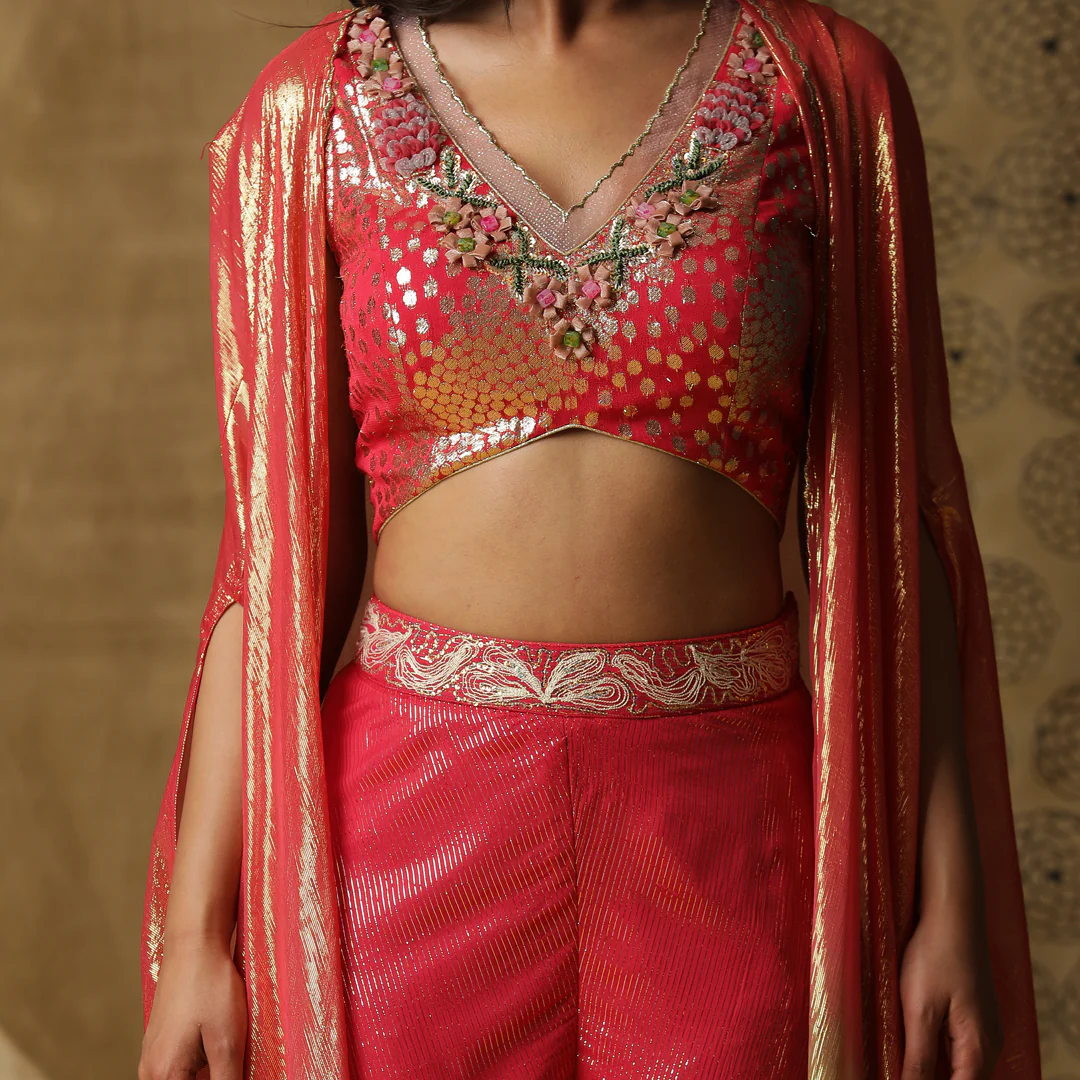 Coral cape set - Image 3