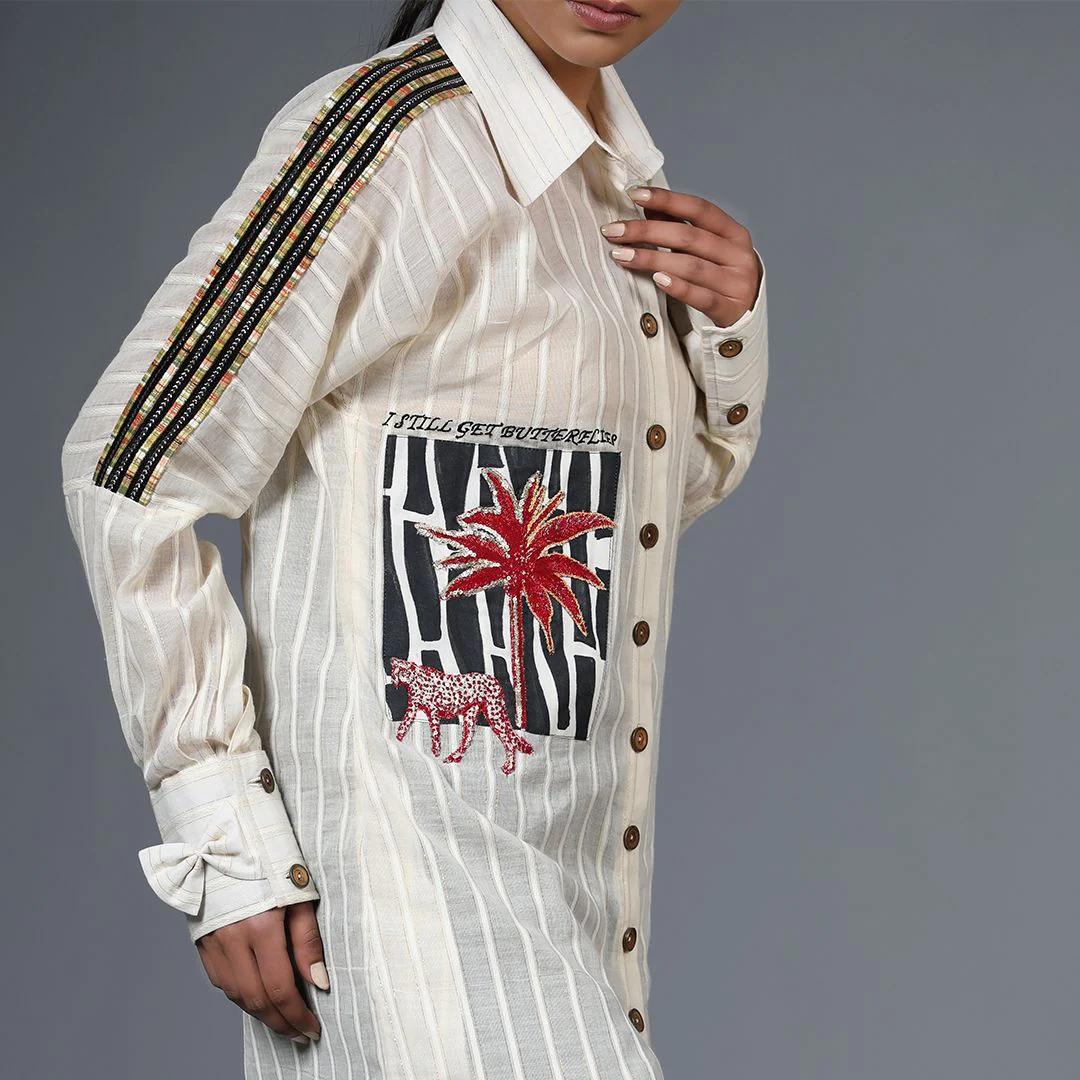 Heritage Detail Shirt Tunic - Image 2