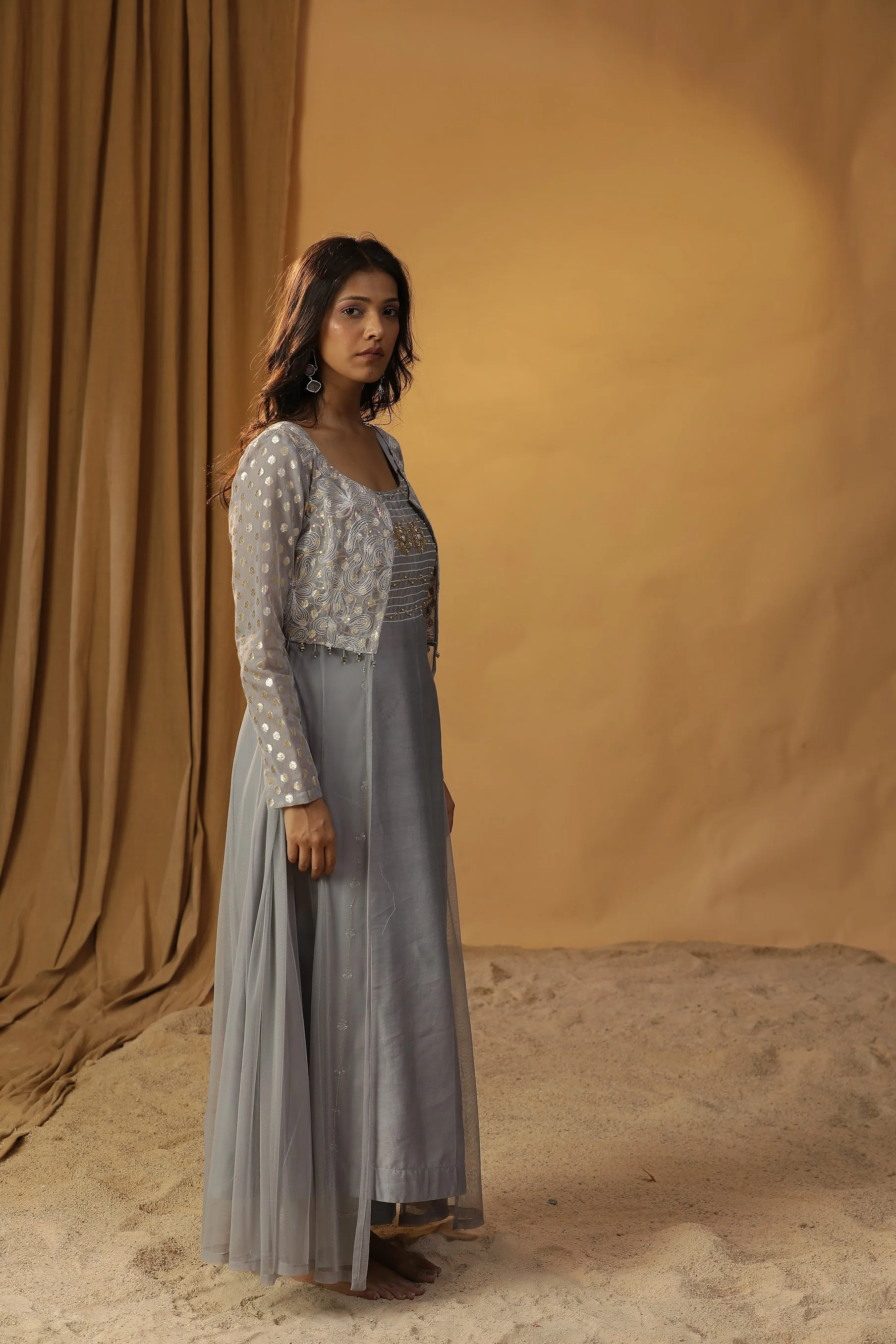 Ice blue jacket dress - Image 4