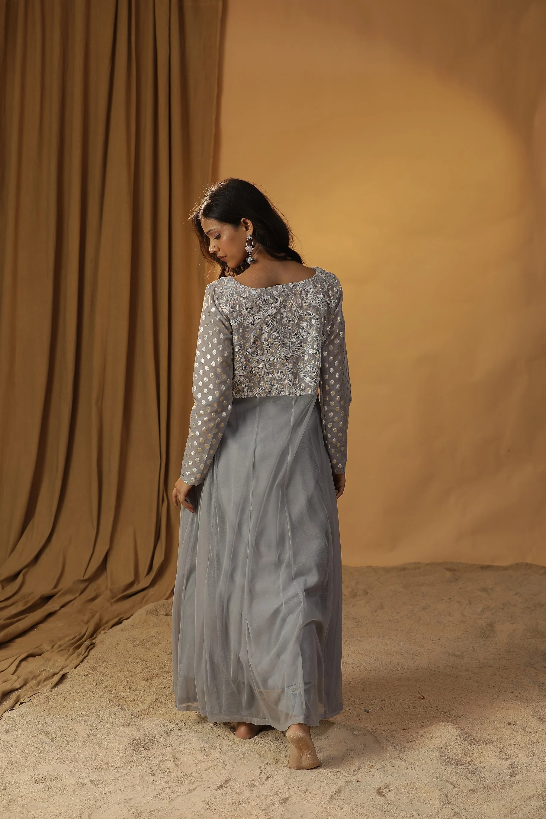 Ice blue jacket dress - Image 5