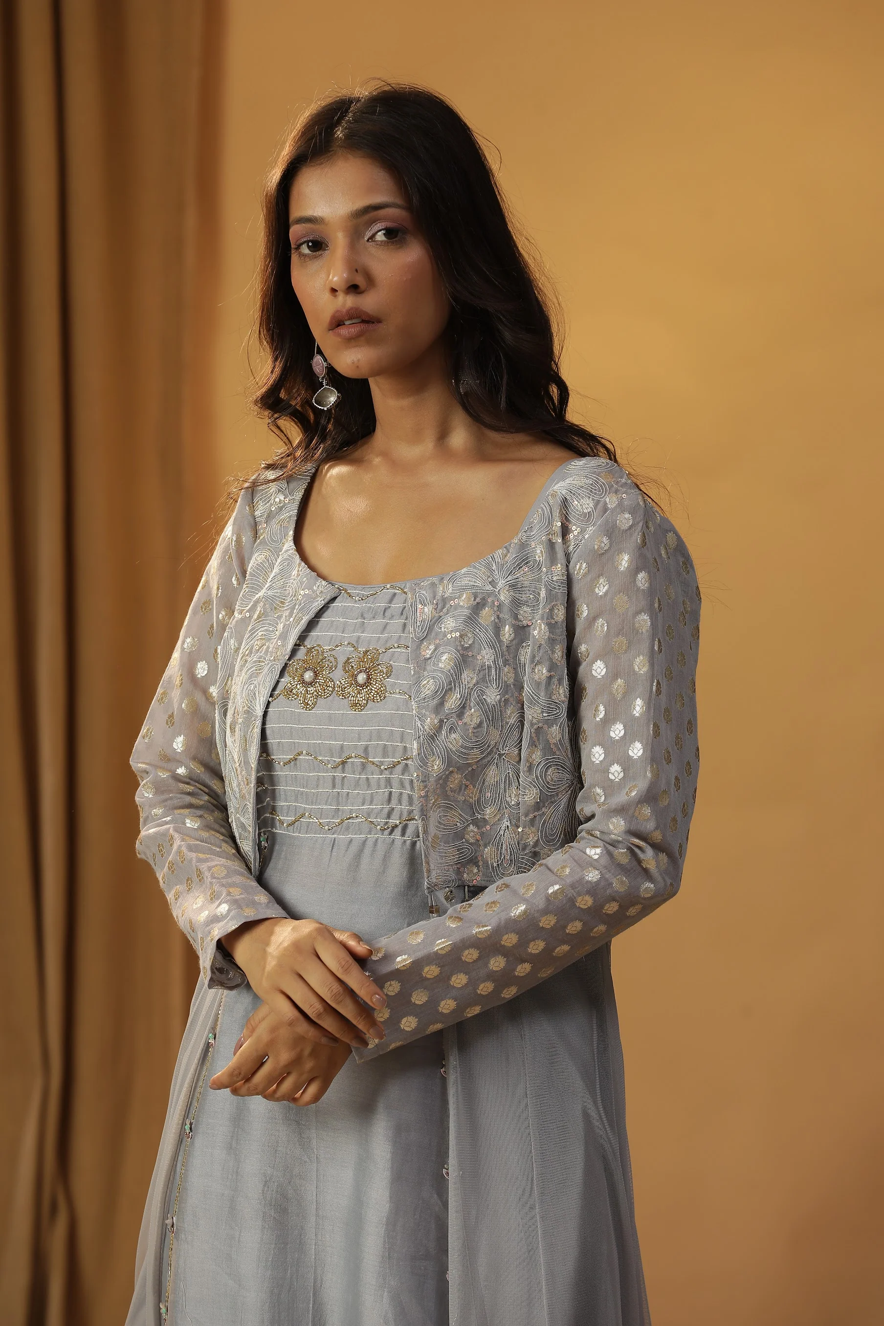 Ice blue jacket dress - Image 6