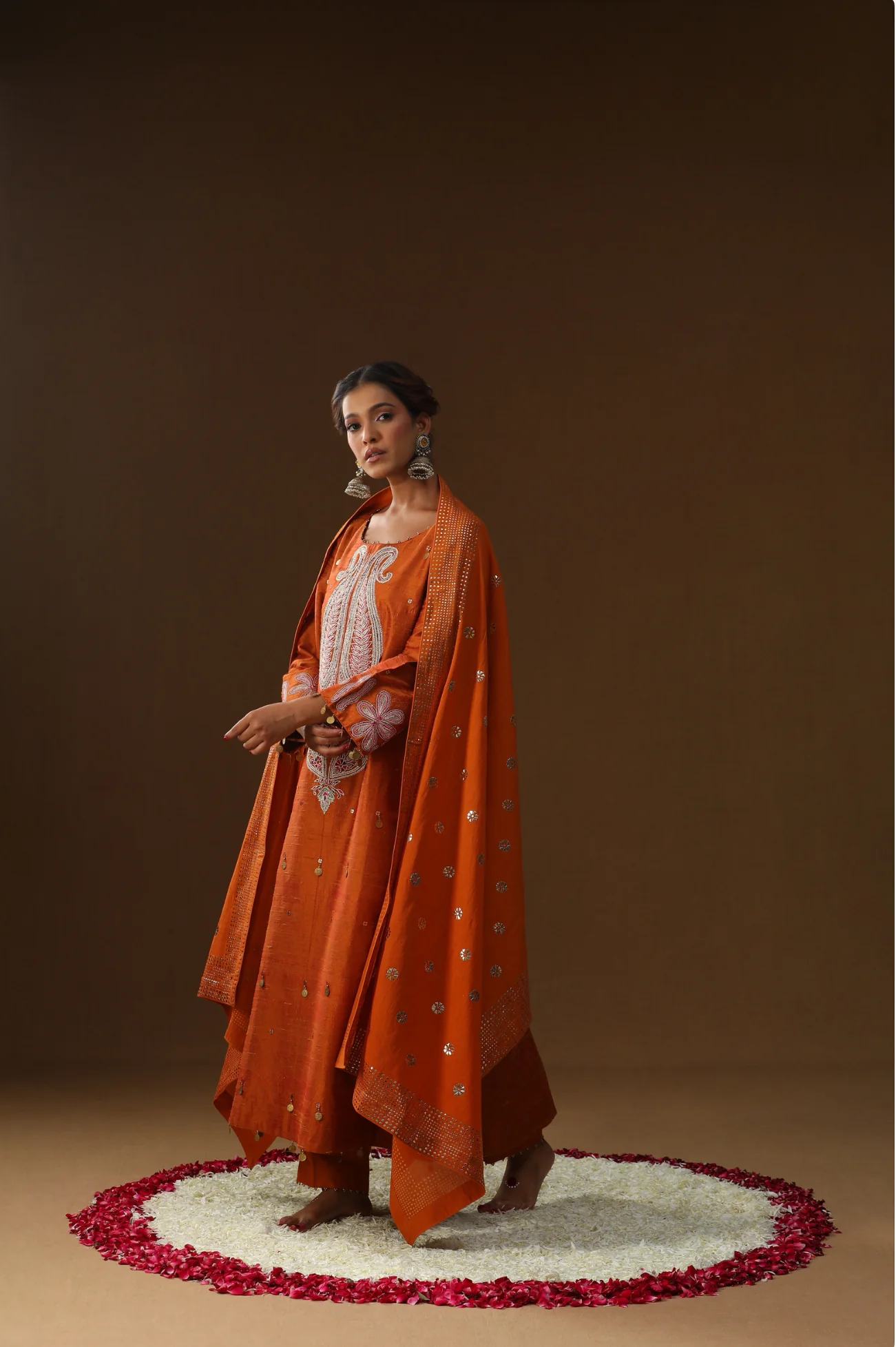 Kesar tara embroidered suit set - Image 6
