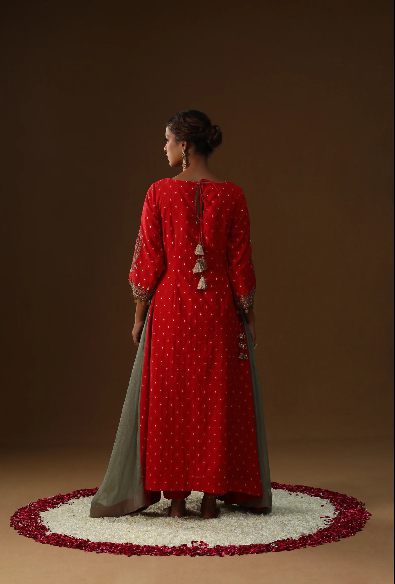 Laal sindoor saaj suit set - Image 3