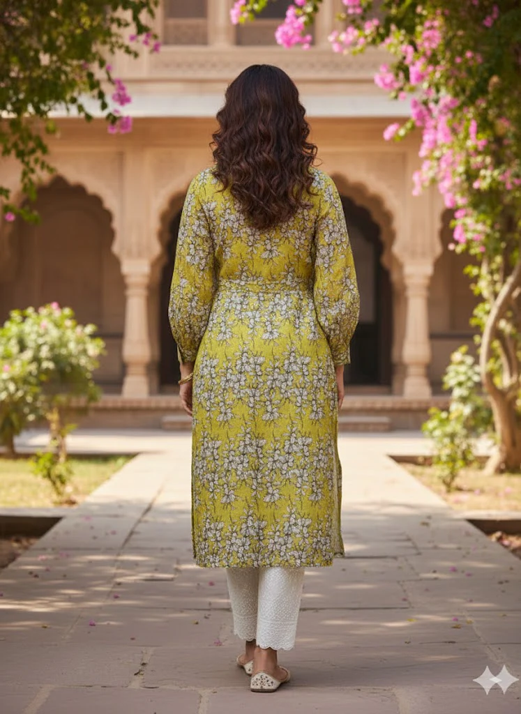 Olive Bloosom dress - Image 2