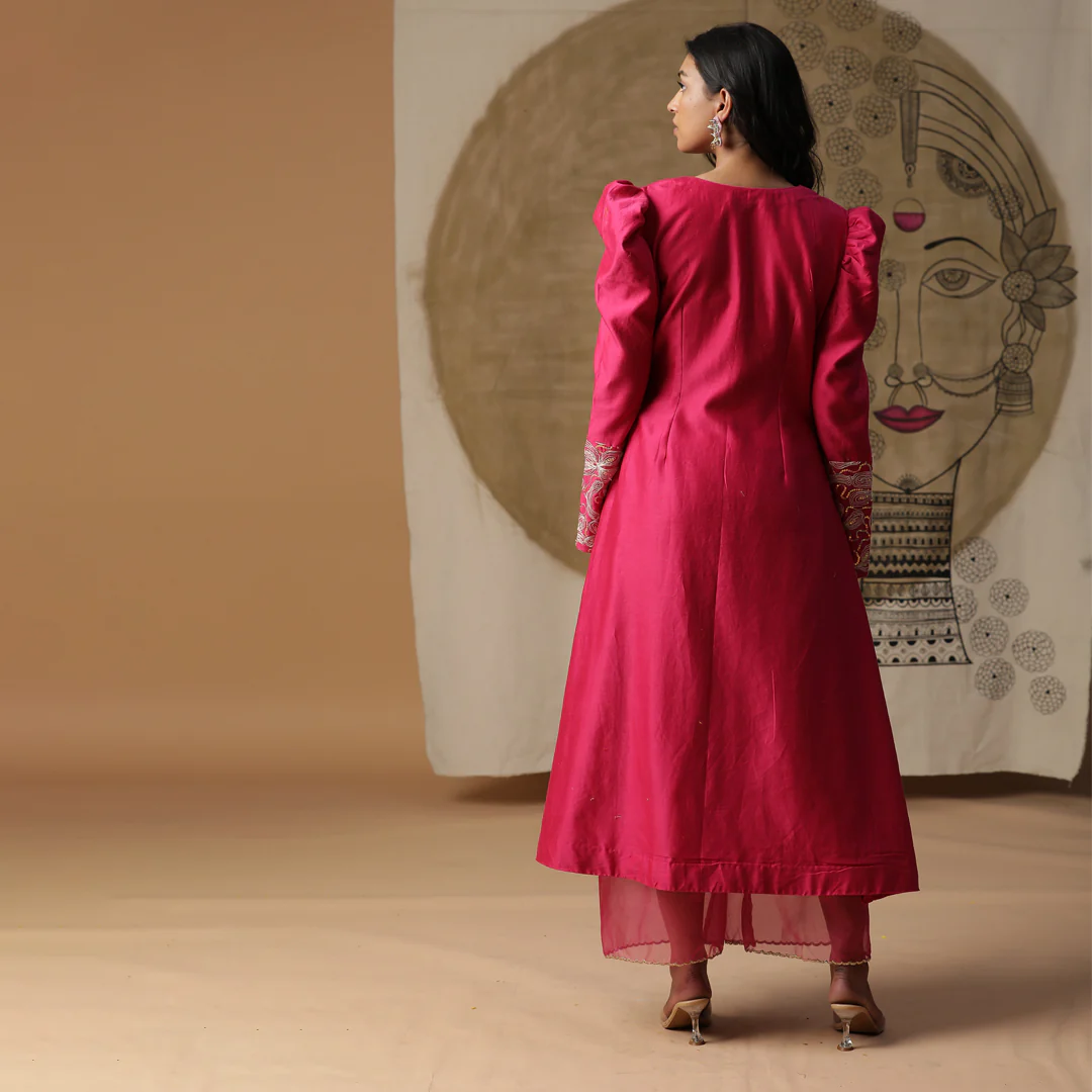 Pink Angrakha Set - Image 4