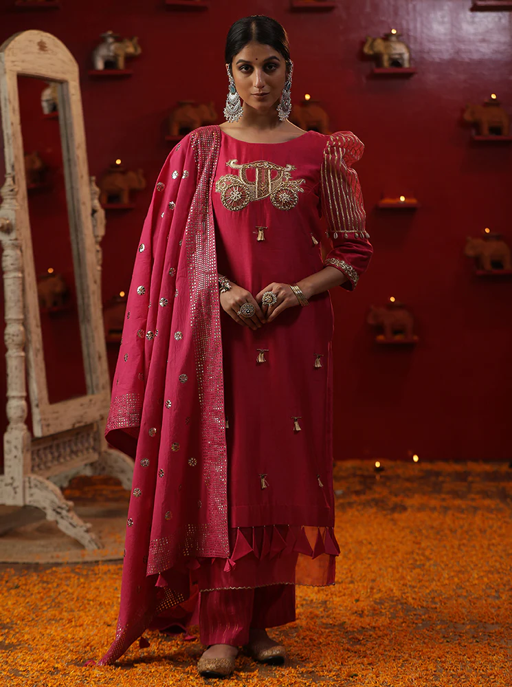 Pink baggi AS signature suit set - Image 5