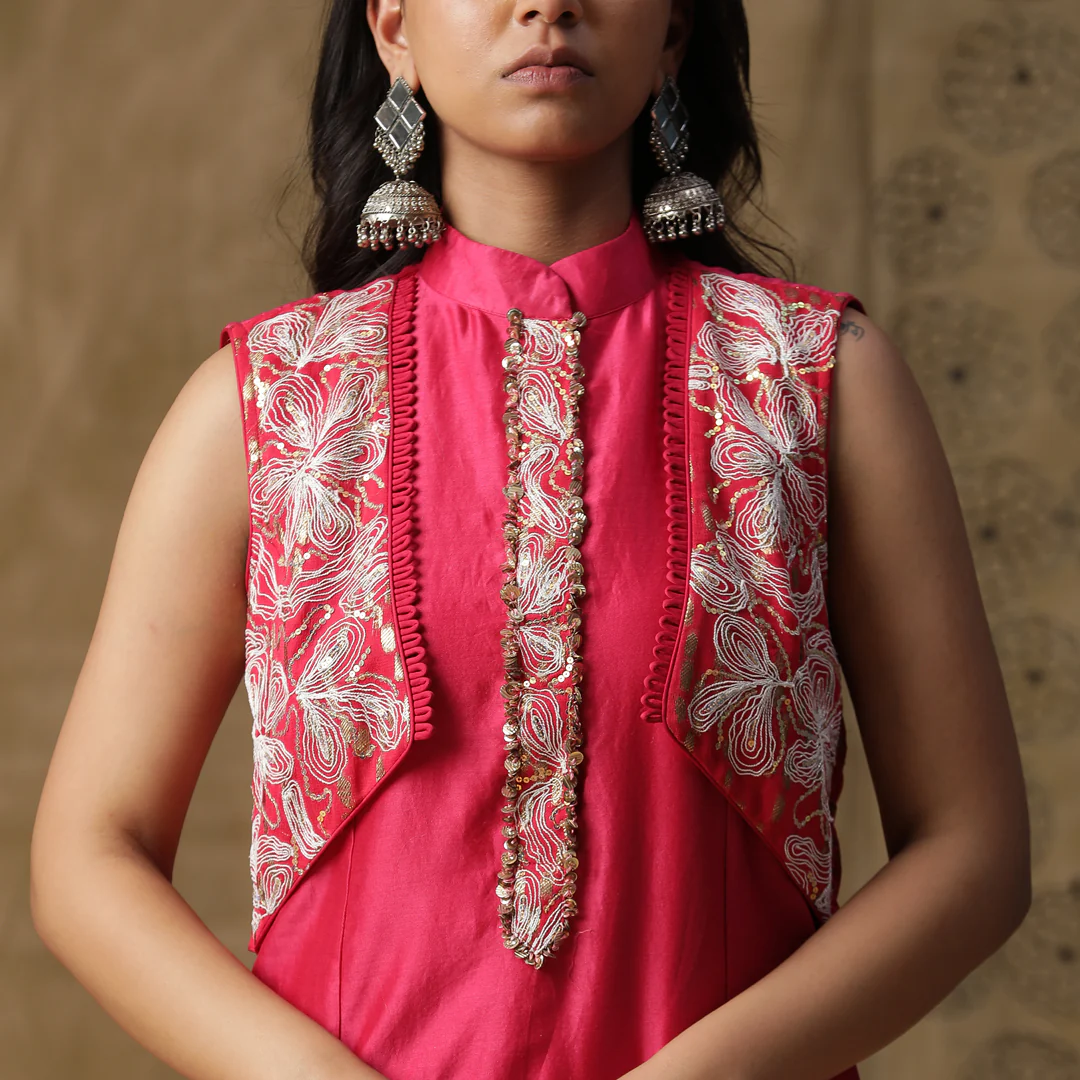 Pink jacket suit set - Image 3