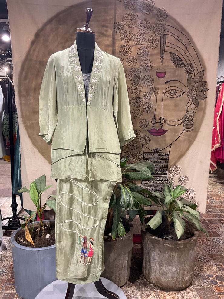 Reseda handpainted coord set - Image 5