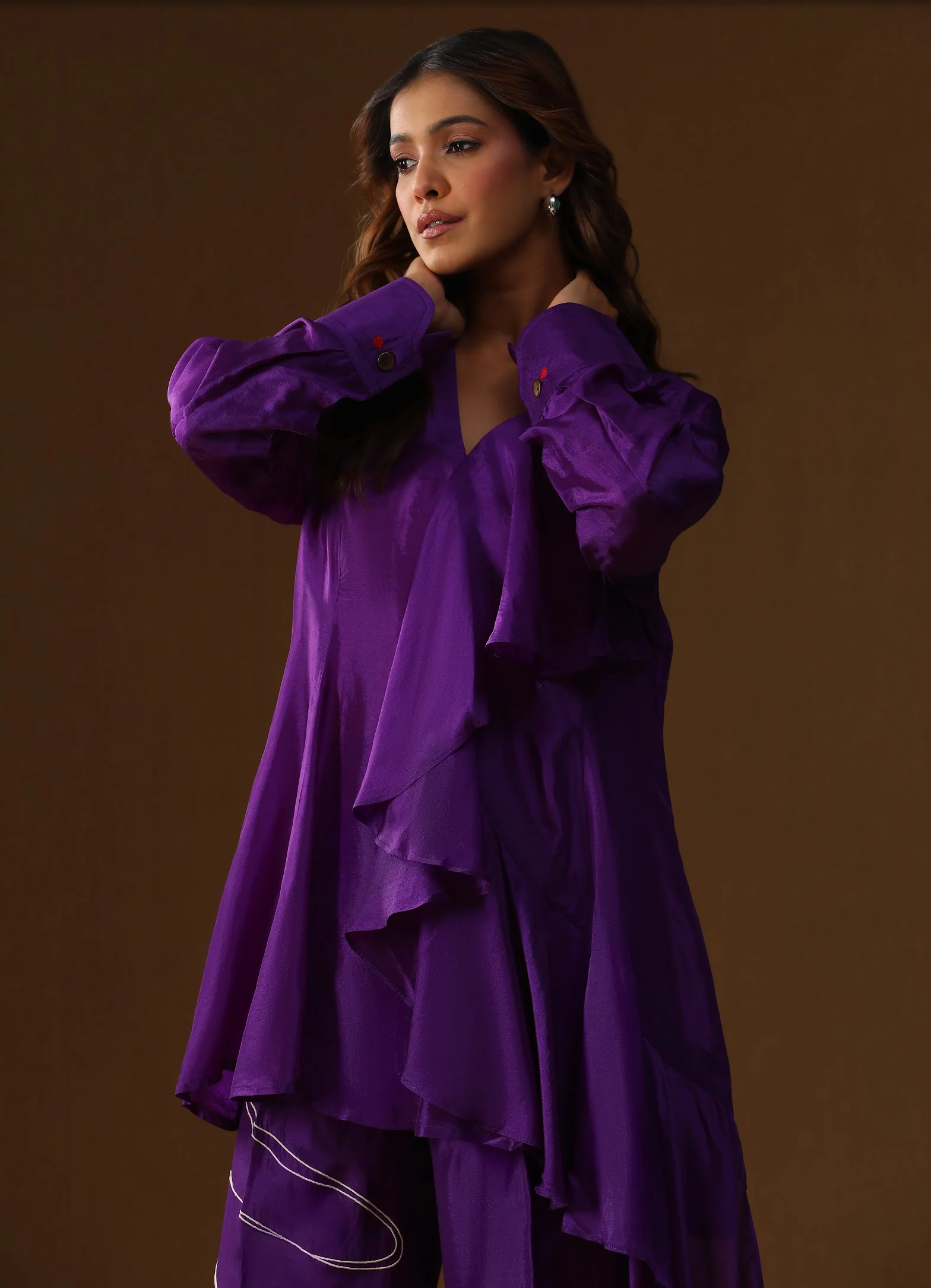 Purple handpainted coord set - Image 6