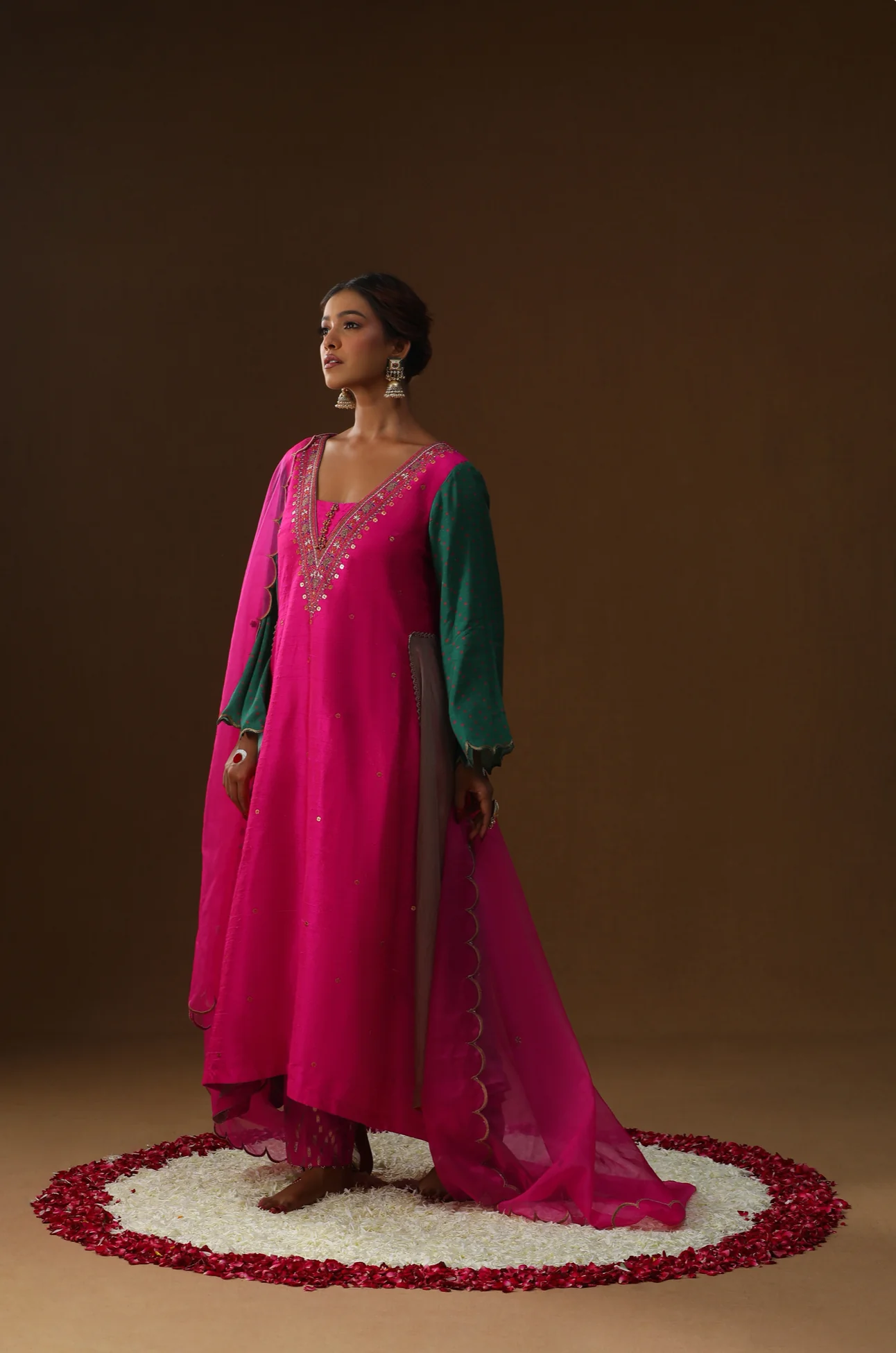 Rangrez Embroidered Suit Set - Image 4