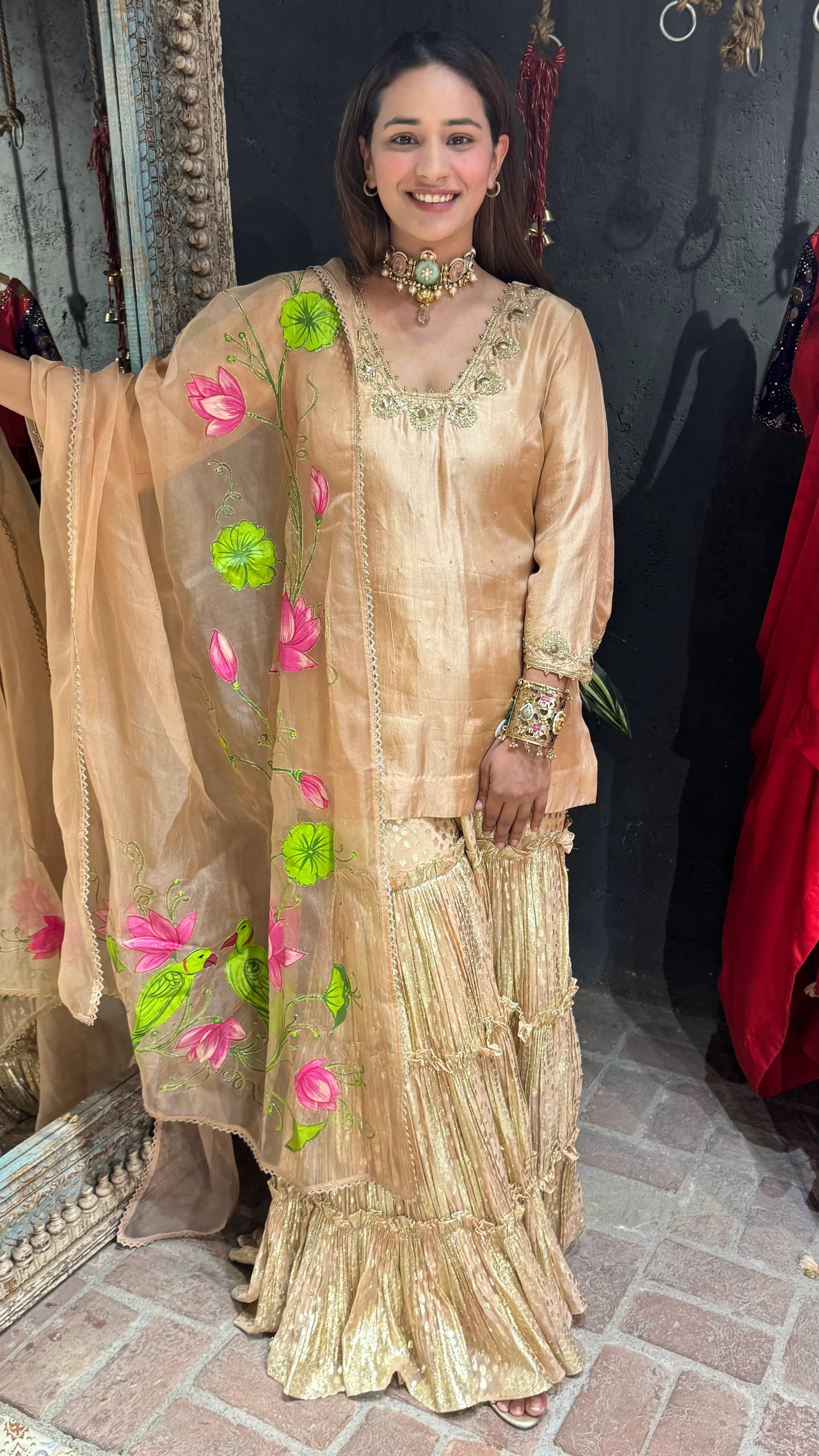 Rose gold Kamal Garara set - Image 2