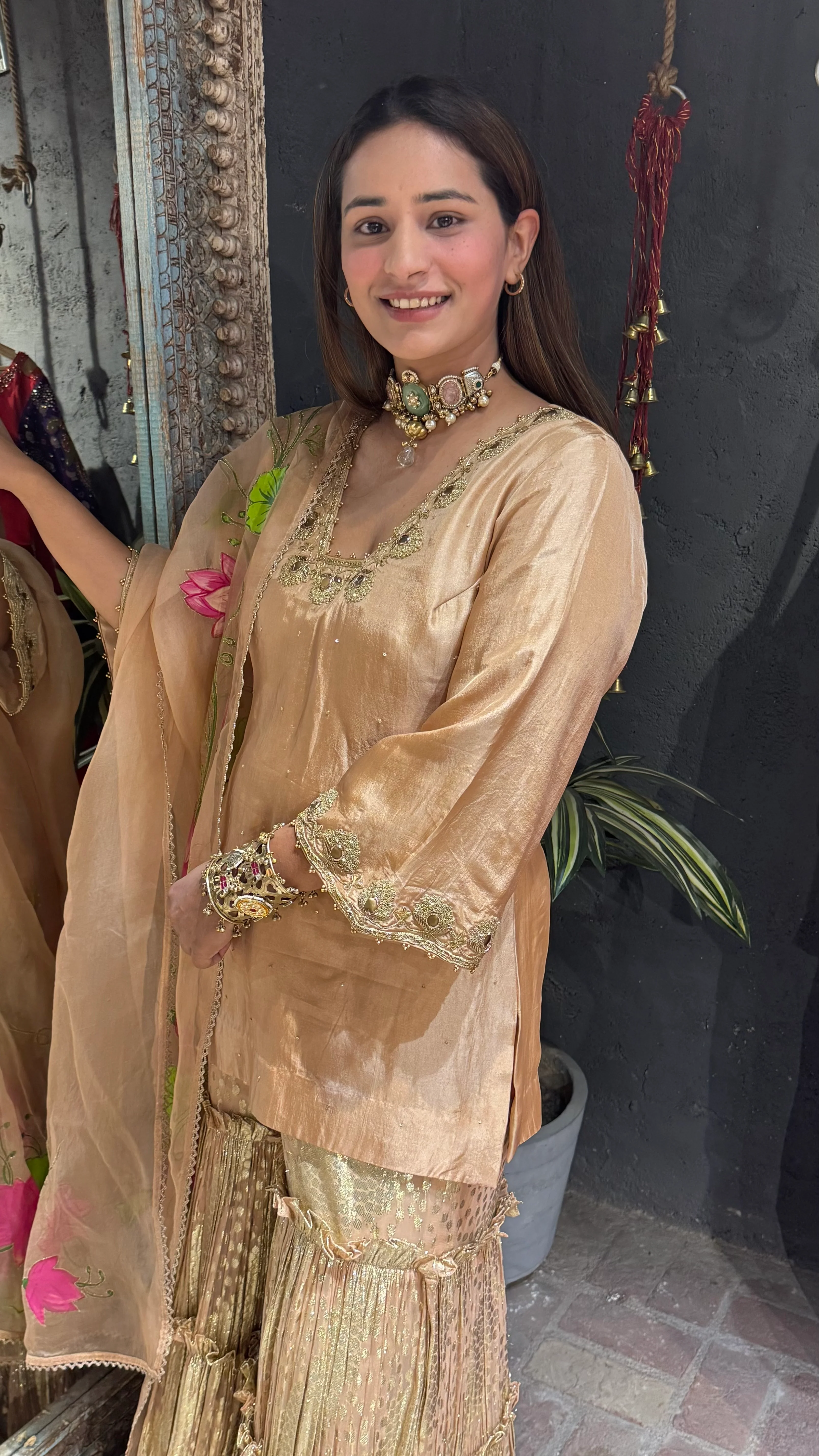 Rose gold Kamal Garara set - Image 4