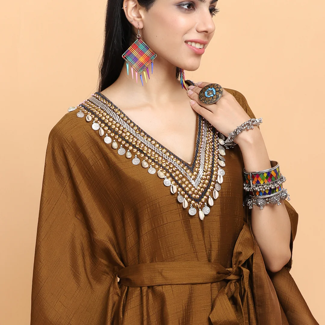 Rusth Handpainted kaftan set - Image 3