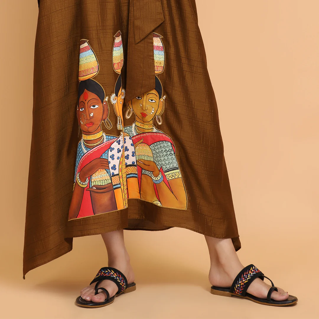 Rusth Handpainted kaftan set - Image 4