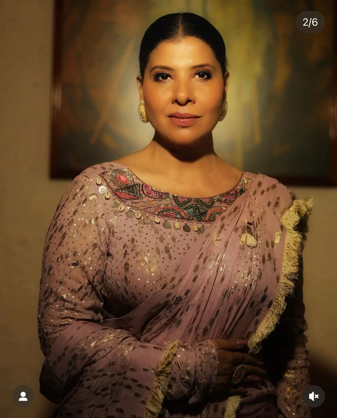 Sambhavna Seth in rang raas saree