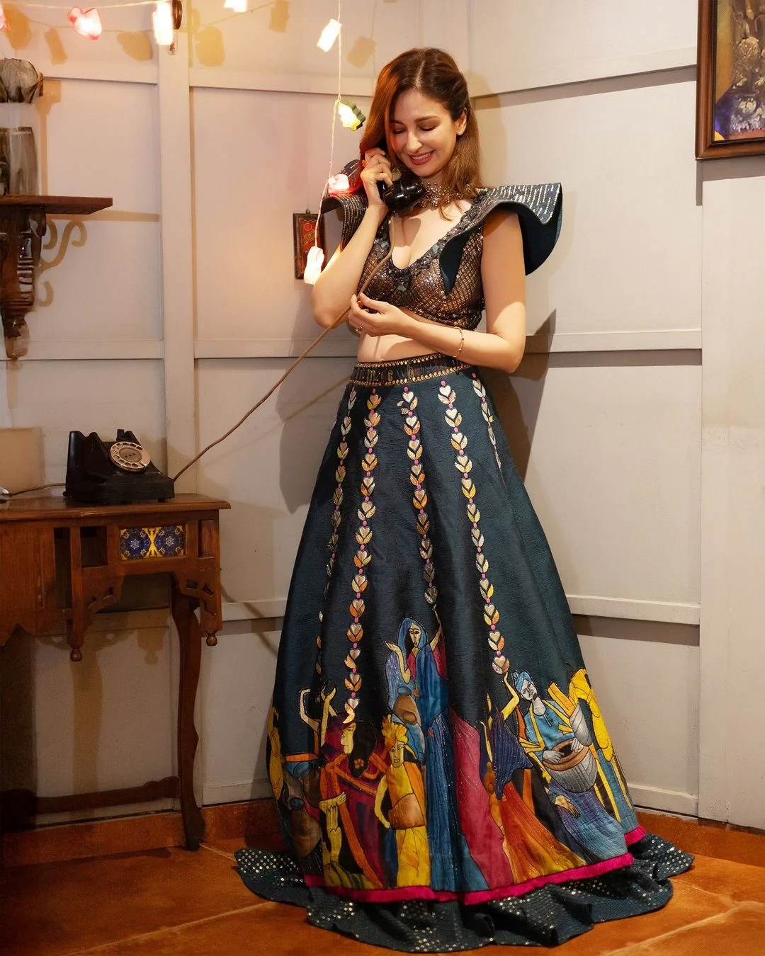 Saumya Tandon in modern baraat lehnga - Image 3
