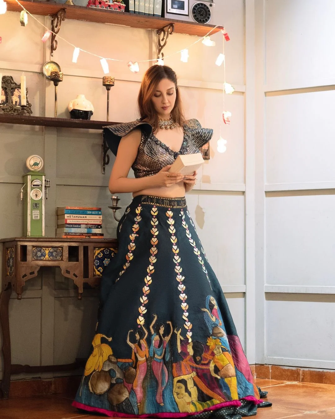 Saumya Tandon in modern baraat lehnga - Image 4