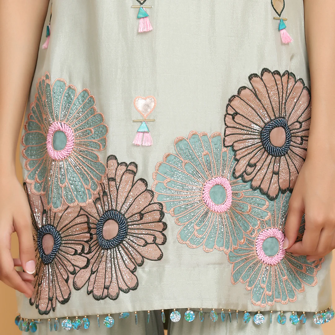 Sea Green Garara Set - Image 4