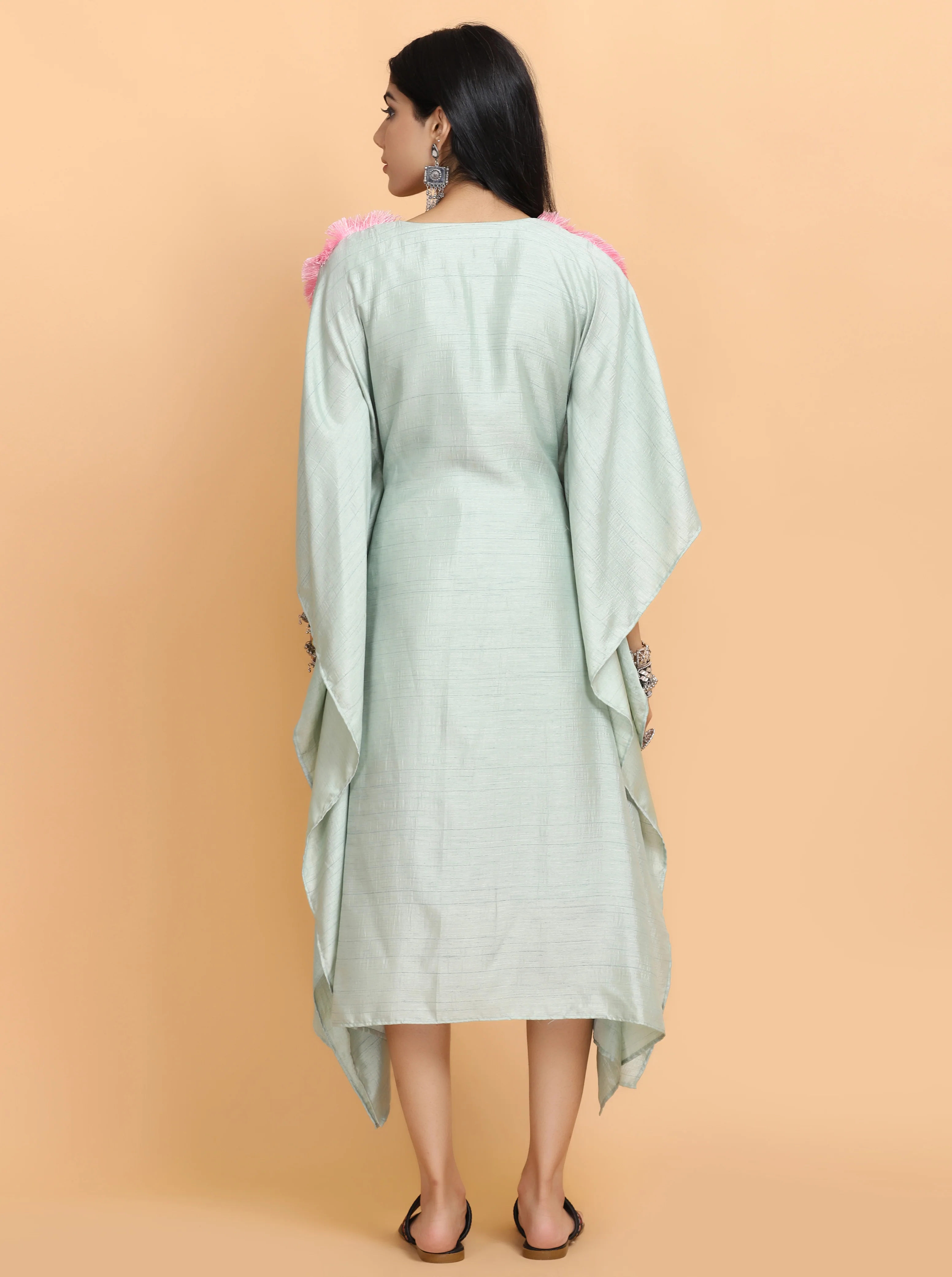 Sea Green Kaftan Set - Image 5