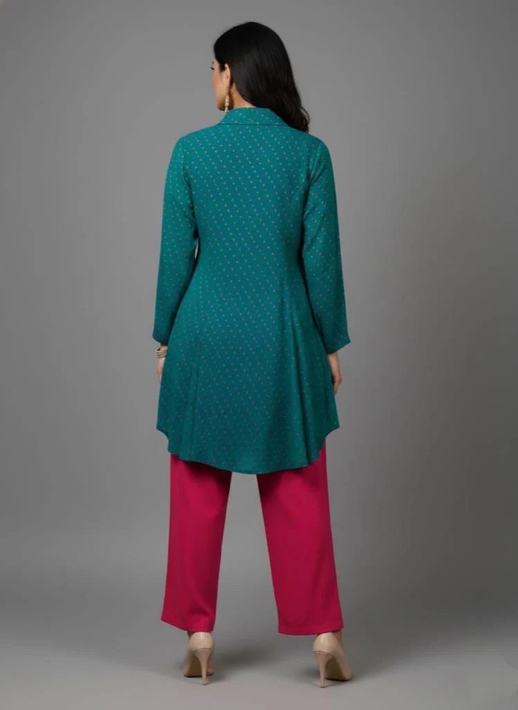 Teal bloom Co-ord Set - Image 2