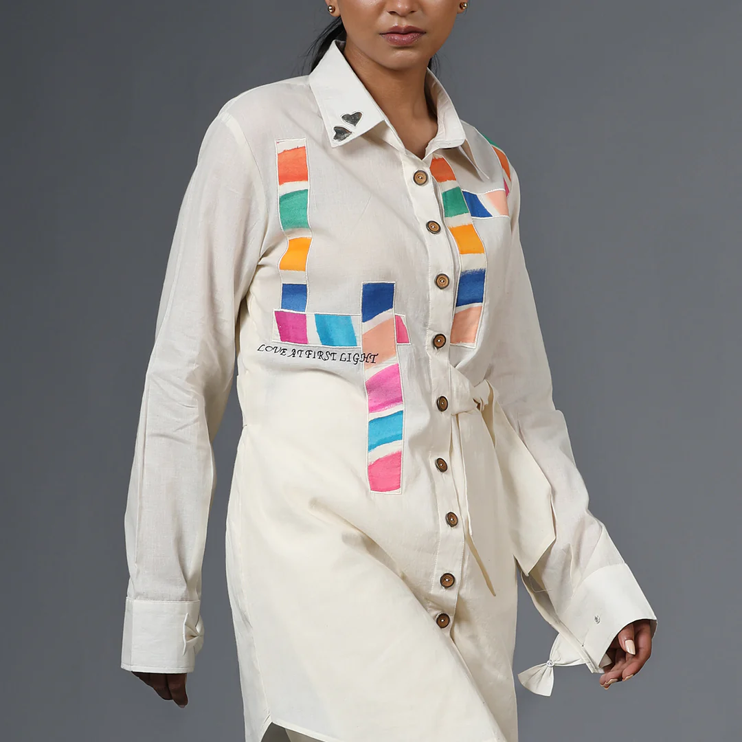 The Char Baar Handpainted Shirt - Image 3