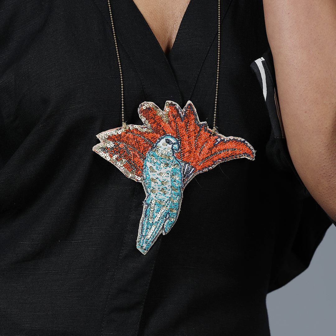 Tropical Treasure Parrot Necklace - Image 3