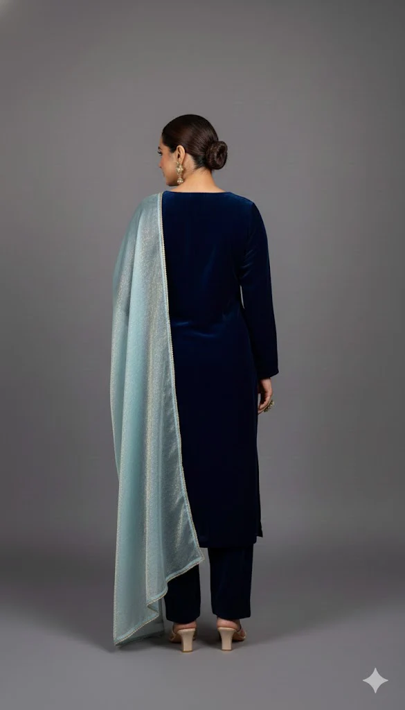 Ruh Velvet Suit Set - Image 2
