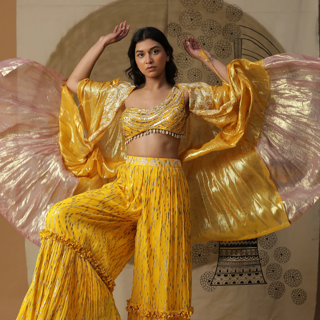 Yellow skirt set - Image 2